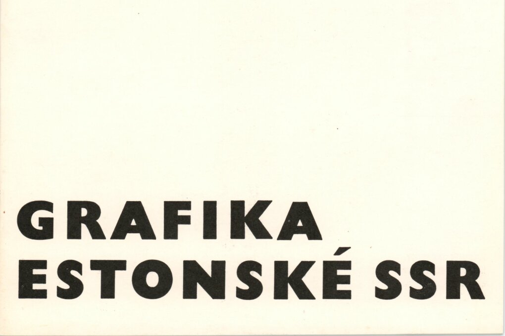 Grafika Estonské SSR